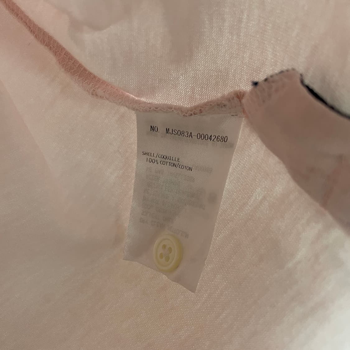 톰브라운 반팔 티셔츠 핑크 3  상품이미지6