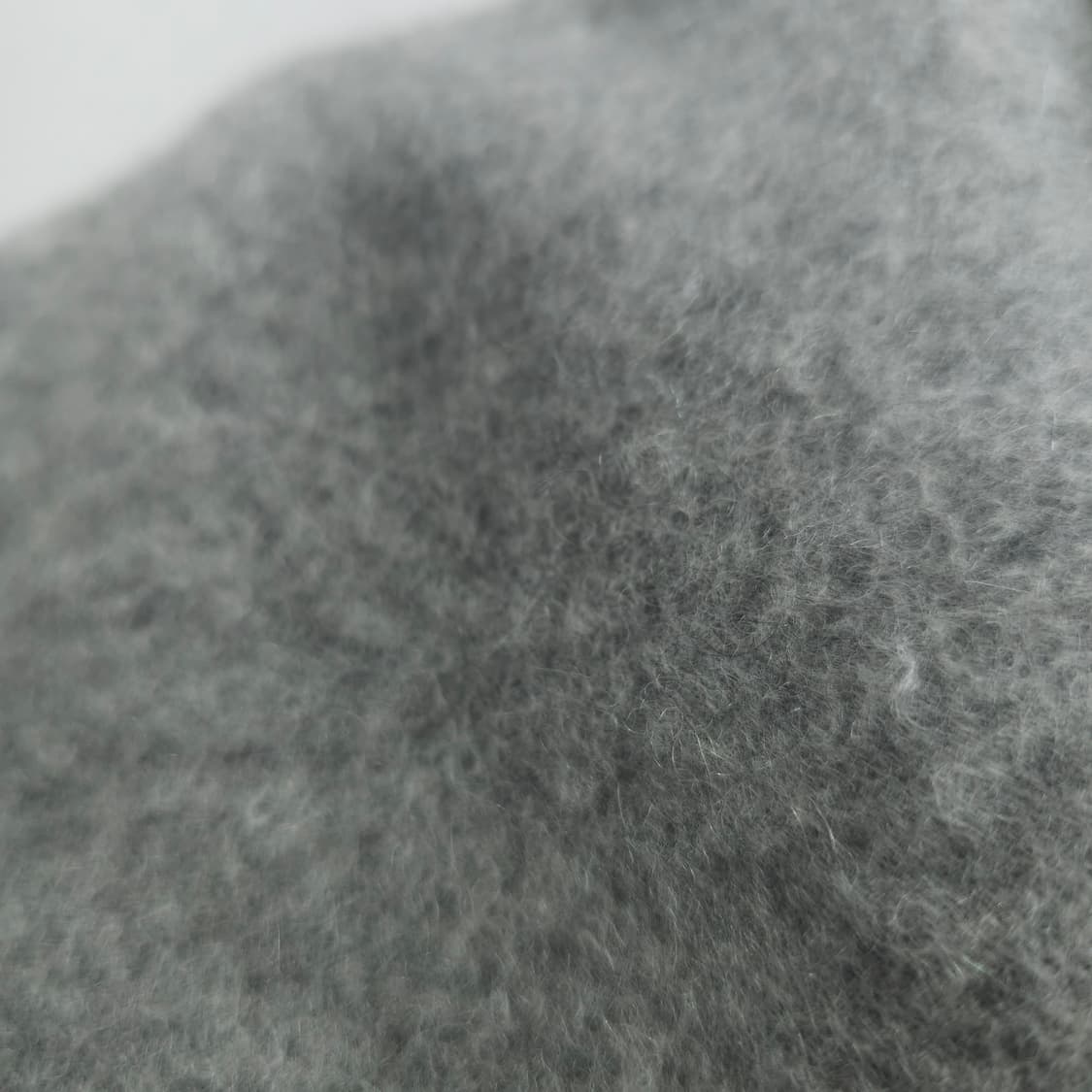 캐시미어 100% 그레이 머플러 남녀공용 상품이미지5