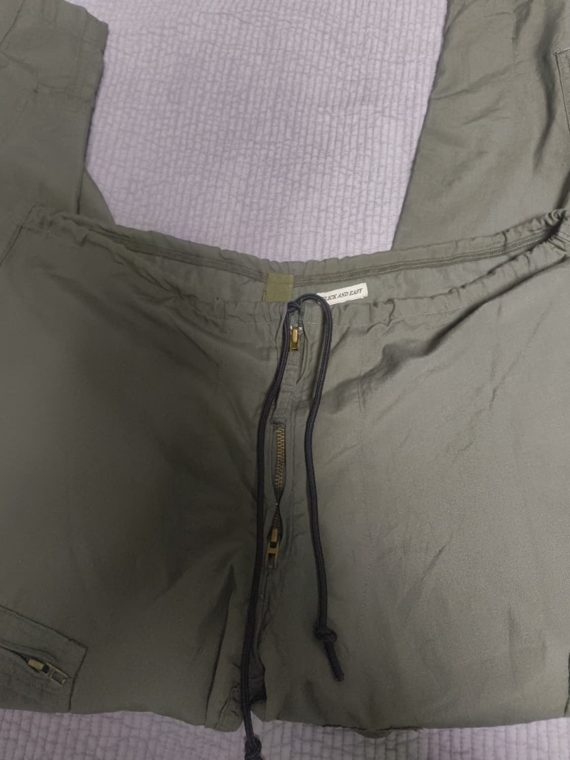 슬릭앤이지 reconstructed pants / free 상품이미지3