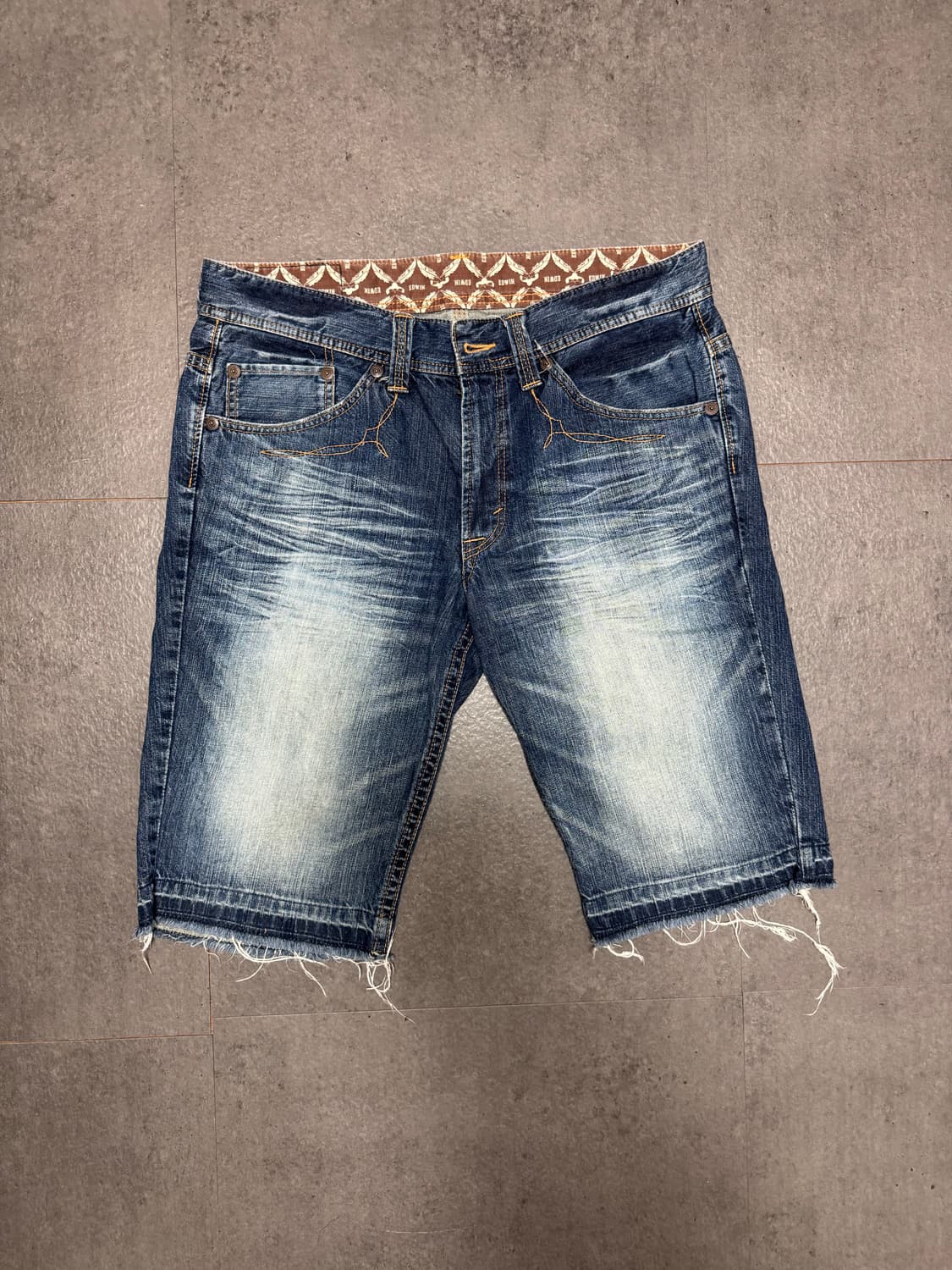 에드윈 XV 웨스턴 데님 반바지 상품이미지2