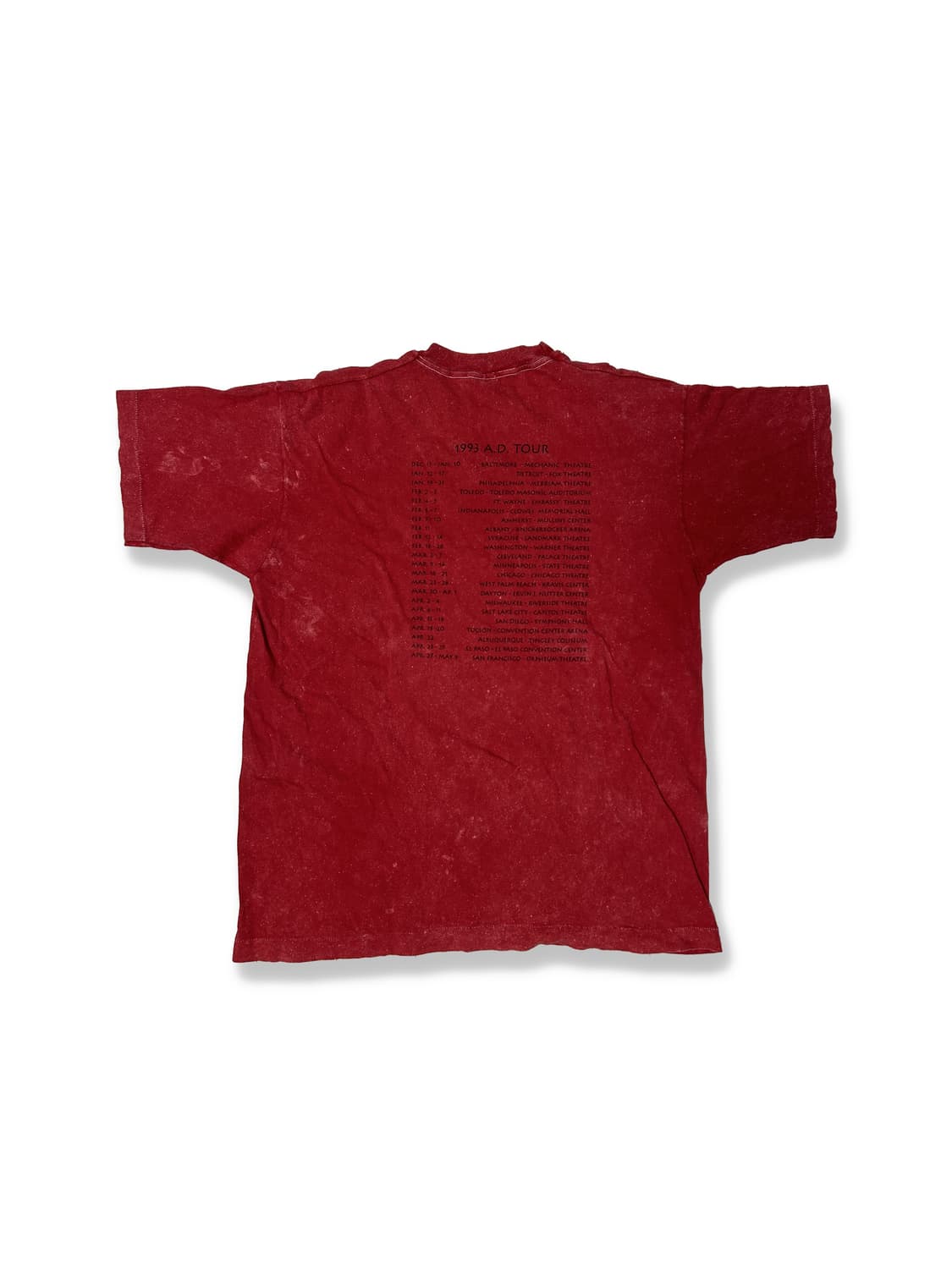 1993 fruit of the loom vintage t xl 상품이미지2