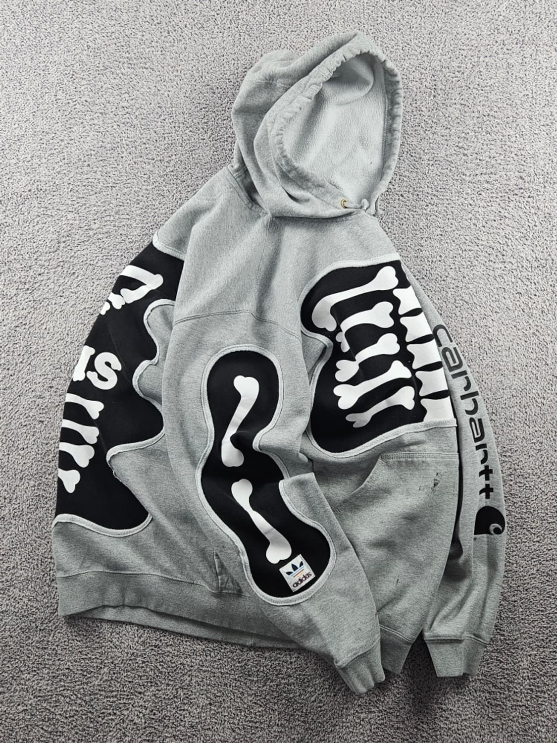 칼하트 X 아디다스 아플리케 커스텀 후드 티셔츠 ( XL )/ 10990 상품이미지5