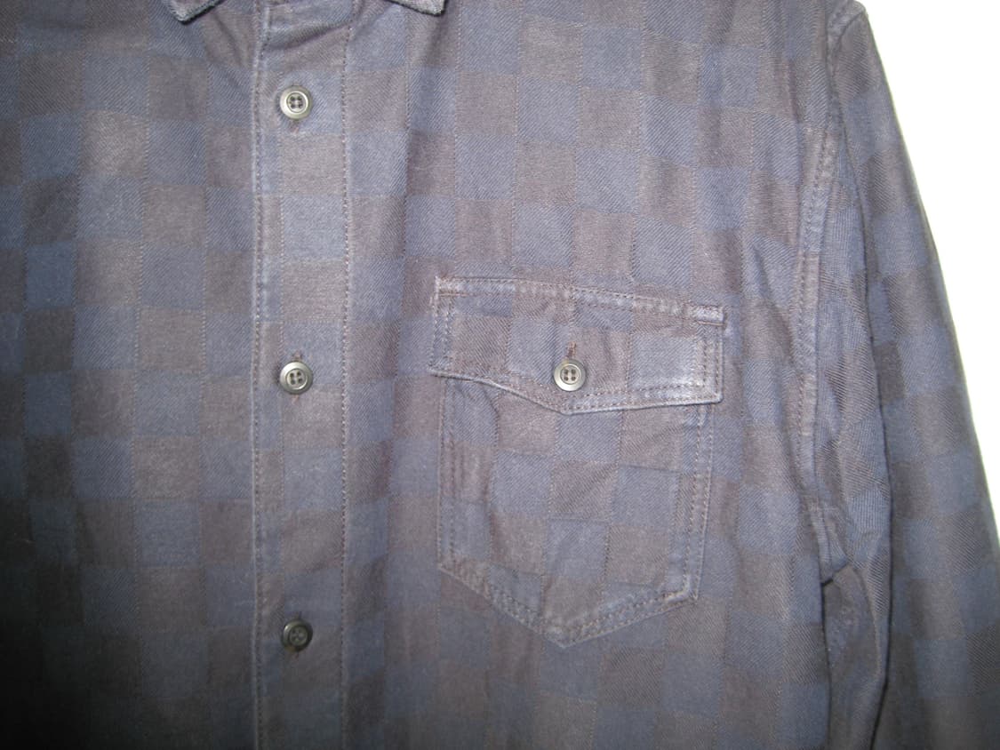 Vans 반스의 체커무늬 네이비 셔츠 상품이미지2