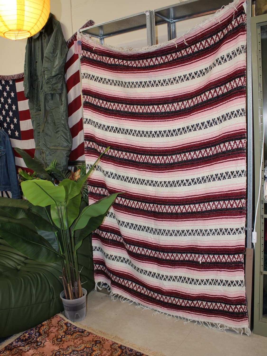 80s Vel-Mex Mexican Serape Blanket 상품이미지1