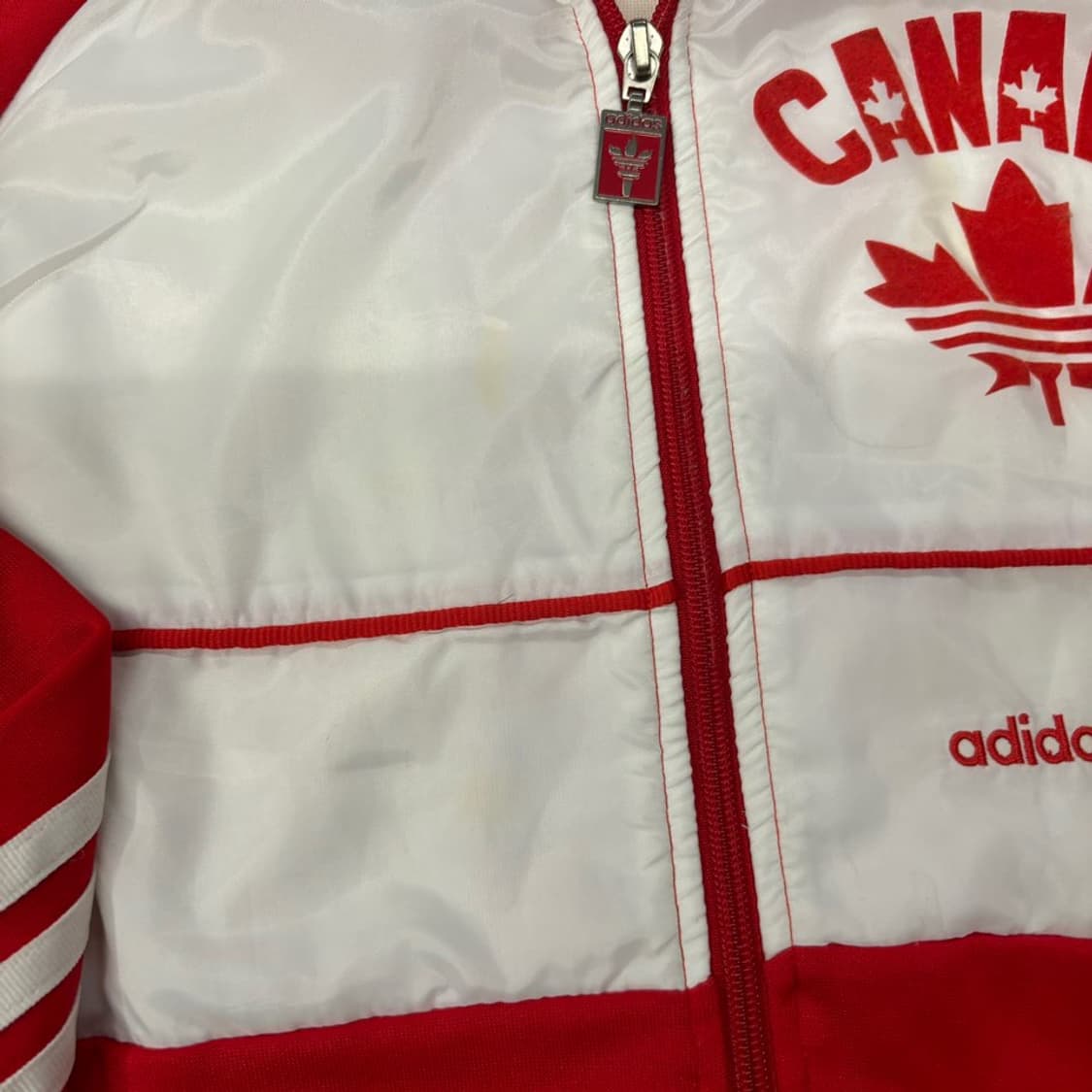 아디다스 레드 화이트 캐나다 져지 트랙탑 90 상품이미지8