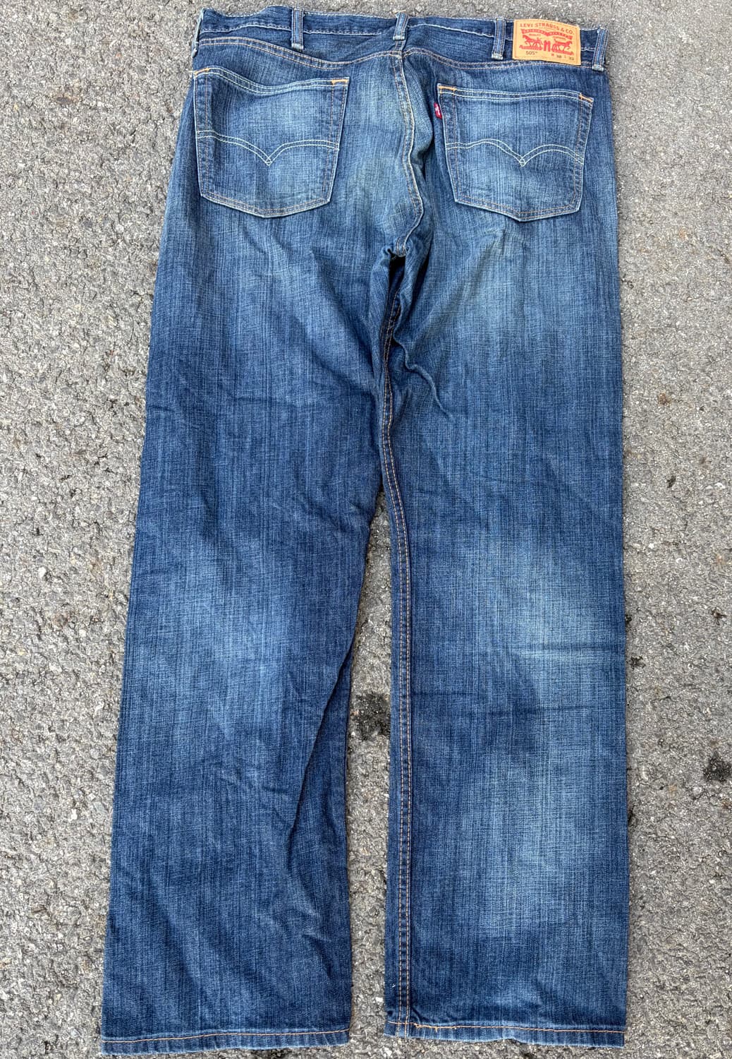 리바이스 505 데님 중청 워싱데님 38/32 상품이미지2