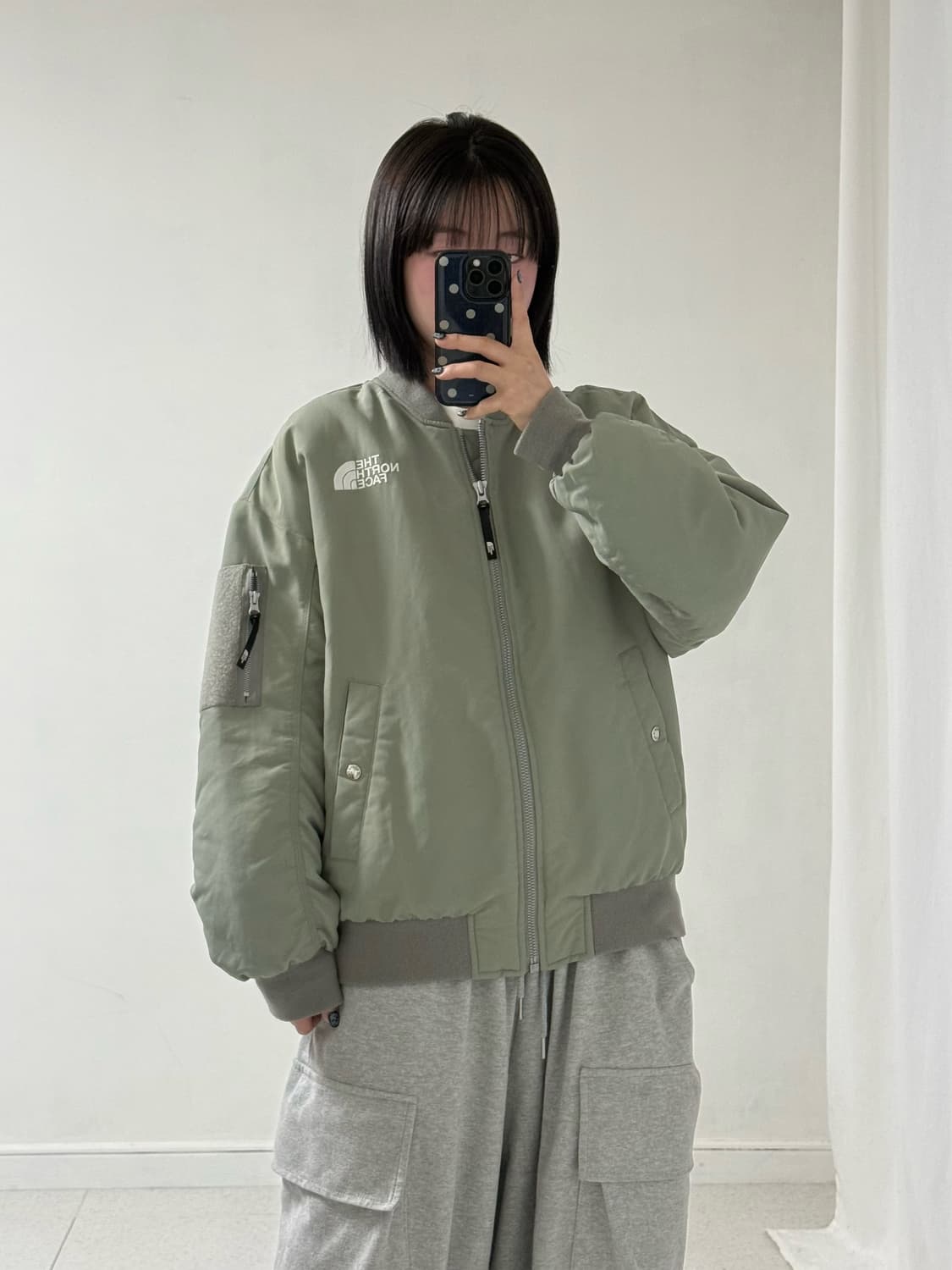 노스페이스 하이든 ex 히트 봄버자켓 상품이미지2