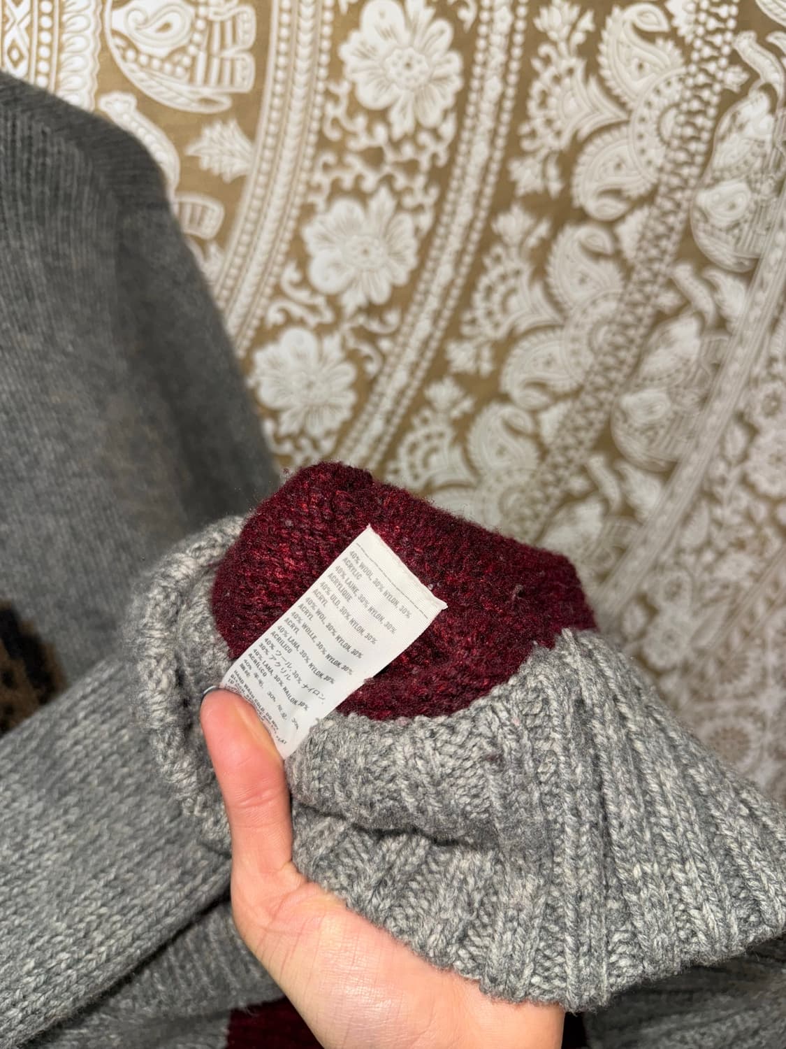 홀리스터 빈티지 숄카라 니트집업 자켓  상품이미지7