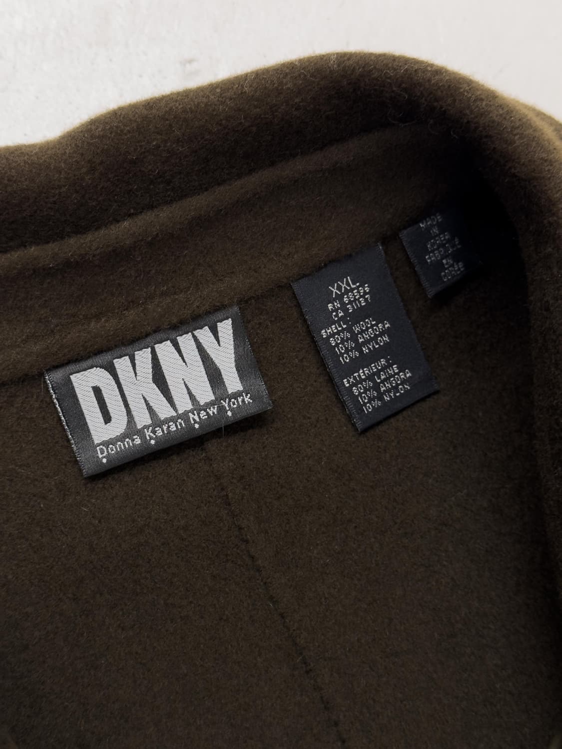 90's DKNY 핸드메이드 코트 상품이미지5