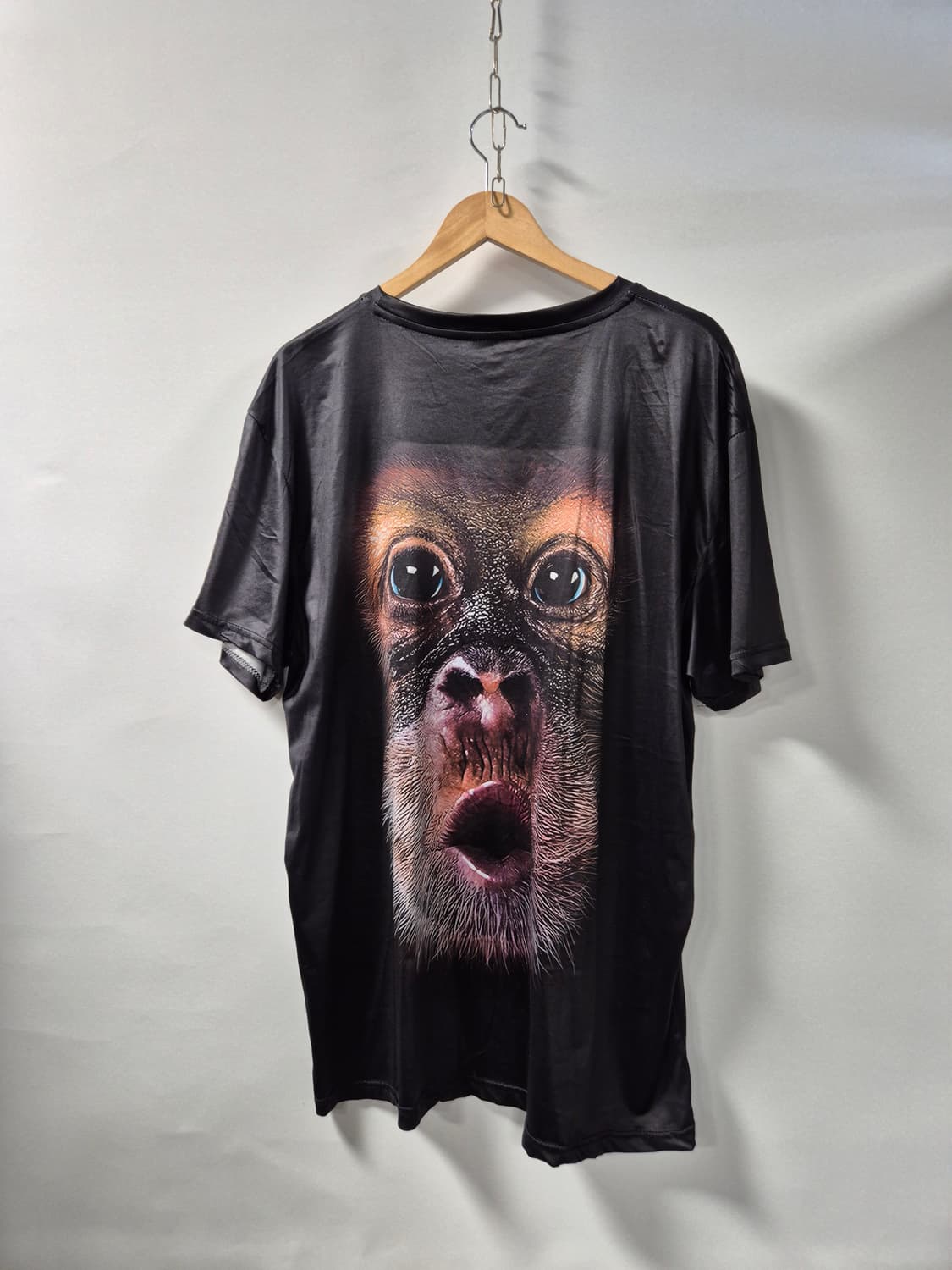 무료배송*3XL 오랑우탄 얼굴 프린팅 반팔티 상품이미지4