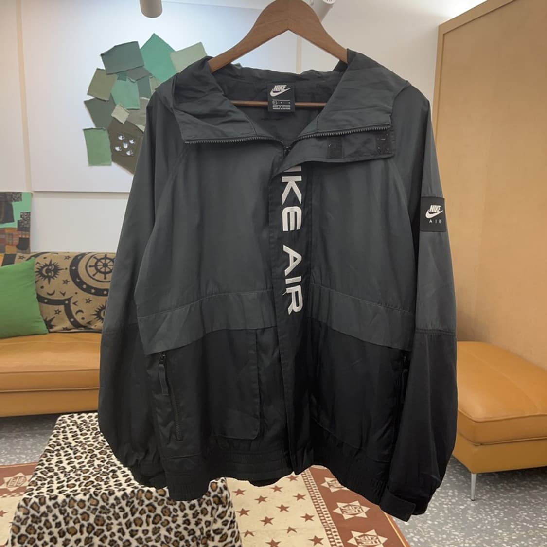 나이키 올드스쿨 빈티지 스트릿 스포티 바람막이 자켓 L C09382 상품이미지3