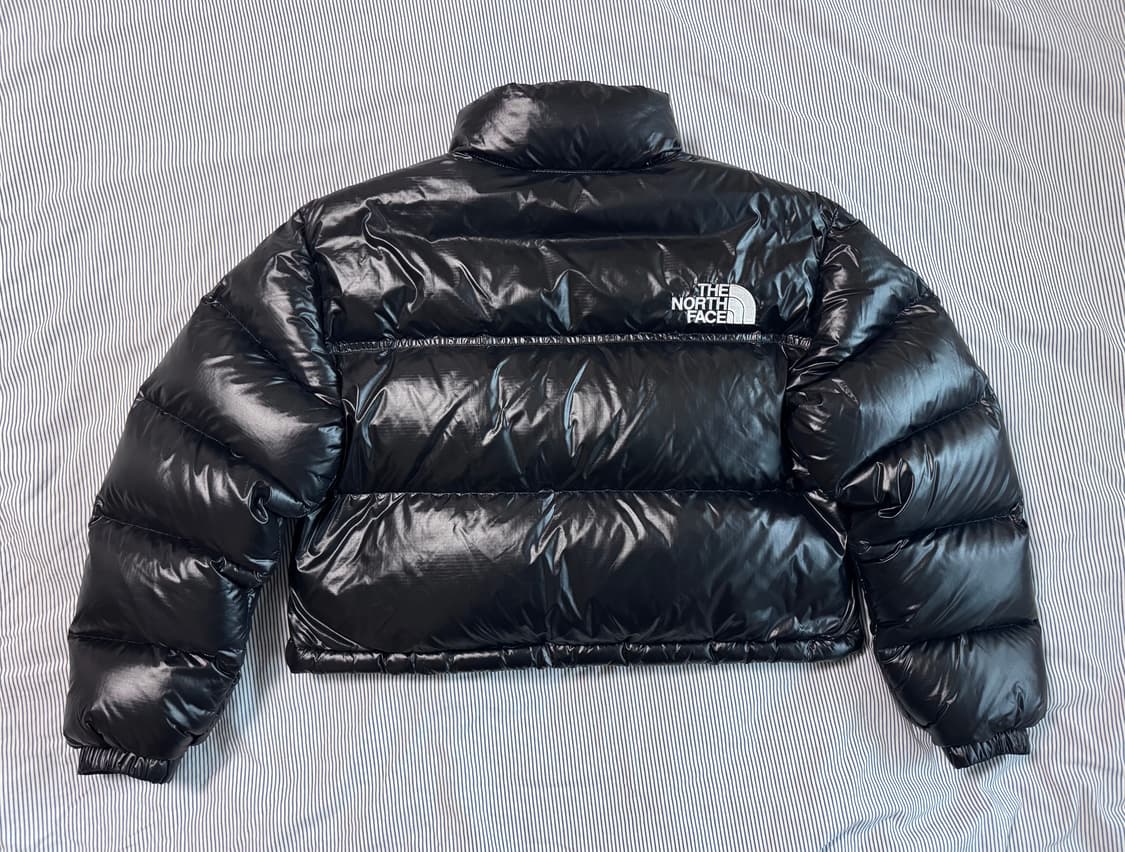 W 노스페이스 눕시 숏 자켓 블랙 상품이미지4