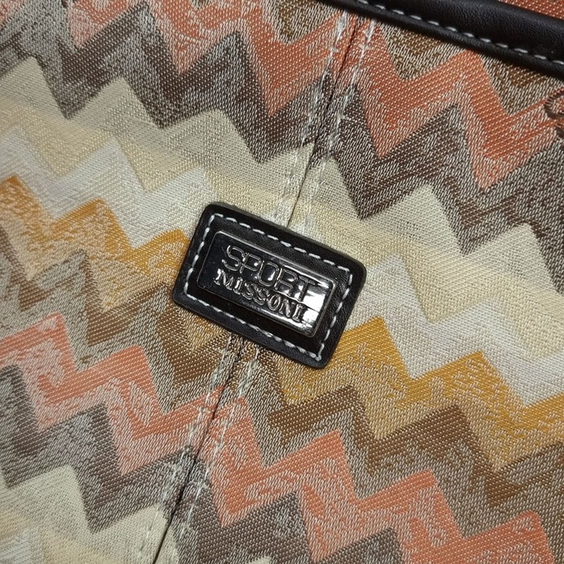 [미쏘니] 에스닉 기하학 패턴 보스턴 토트백 P01216 상품이미지7