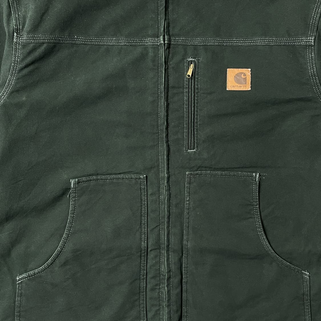 CARHARTT 칼하트 C61 딥그린 셰르파 디트로이트 자켓 A00821 상품이미지3