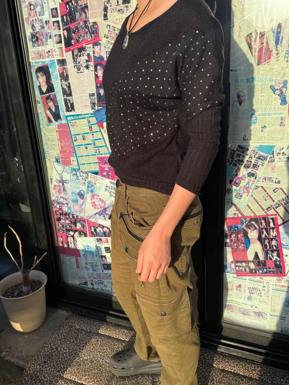 일본판 Lee 백스트랩 카고팬츠 코디세트  상품이미지7