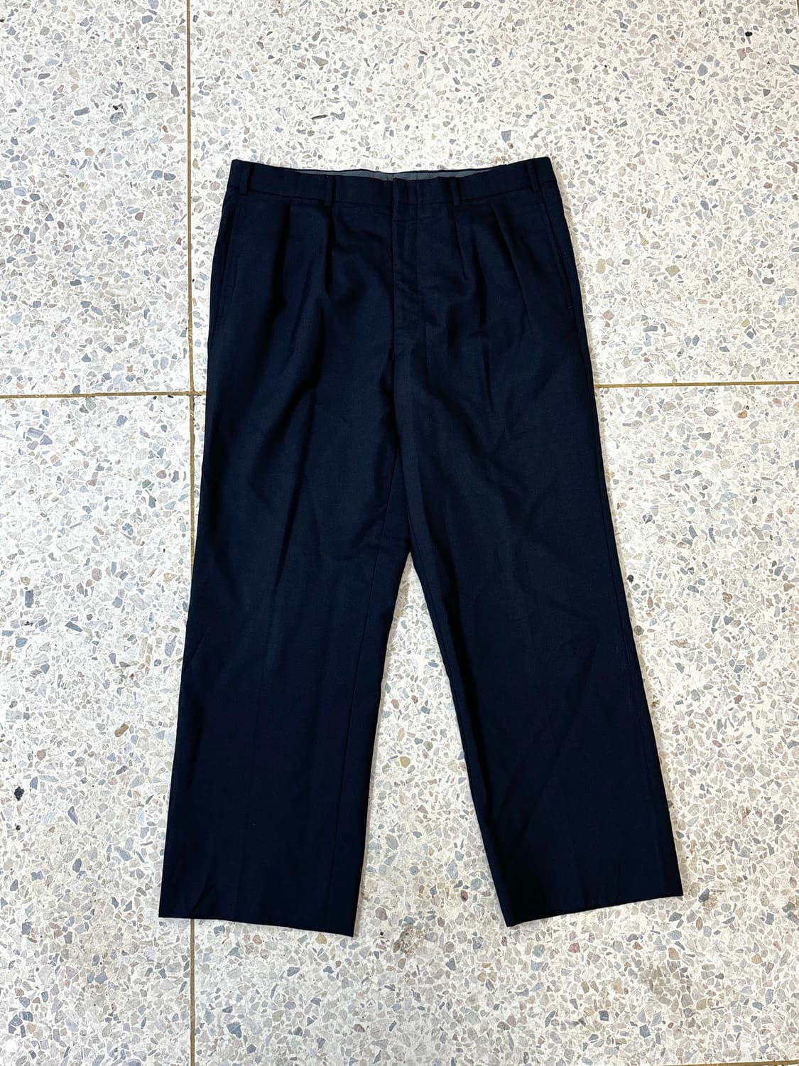 90‘s BURBERRY 투턱 슬랙스 상품이미지5