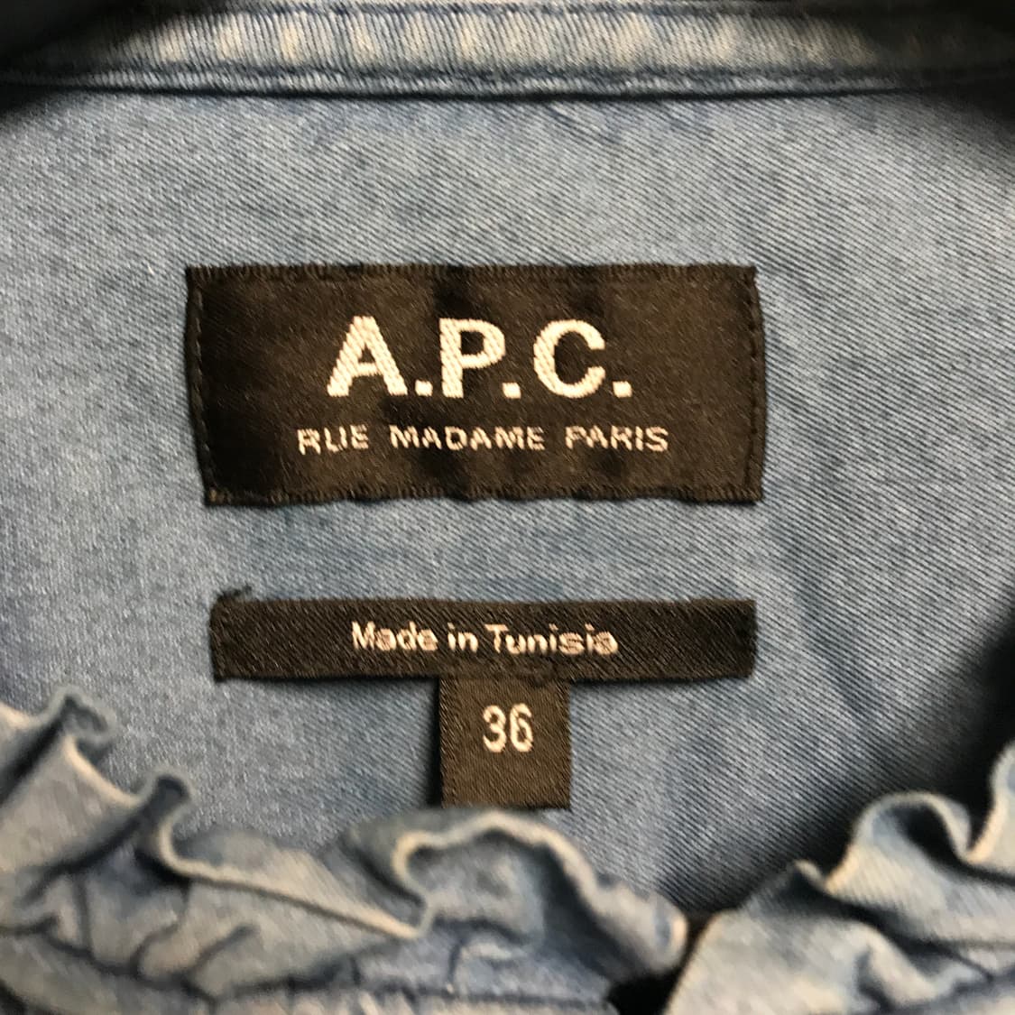 APC 아페쎄 데님 셔츠 원피스 36(W) 상품이미지6