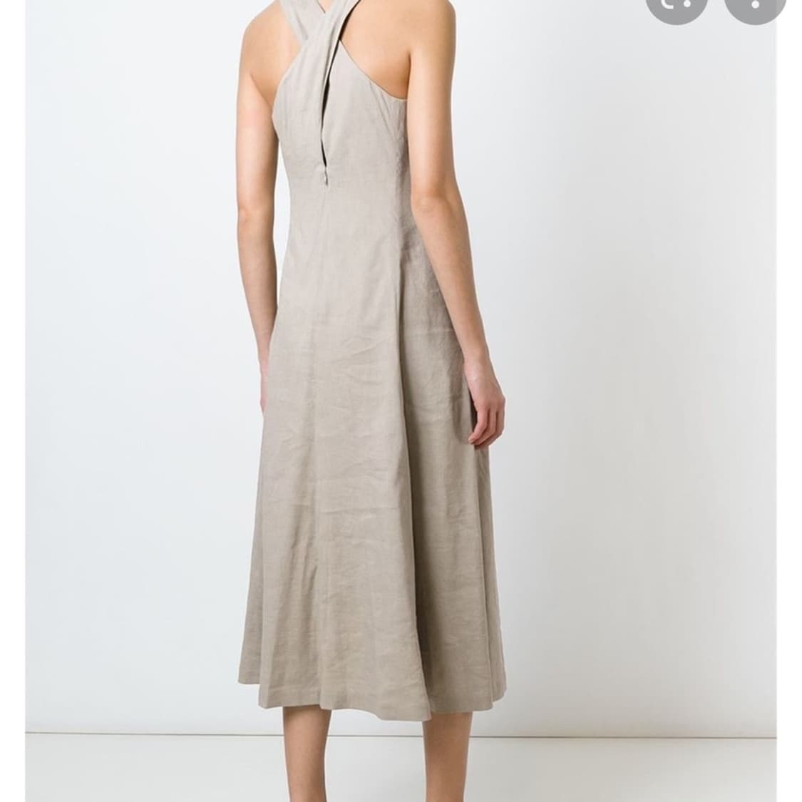 [0] 띠어리 린넨 크로스백 원피스 파스텔블루 상품이미지1