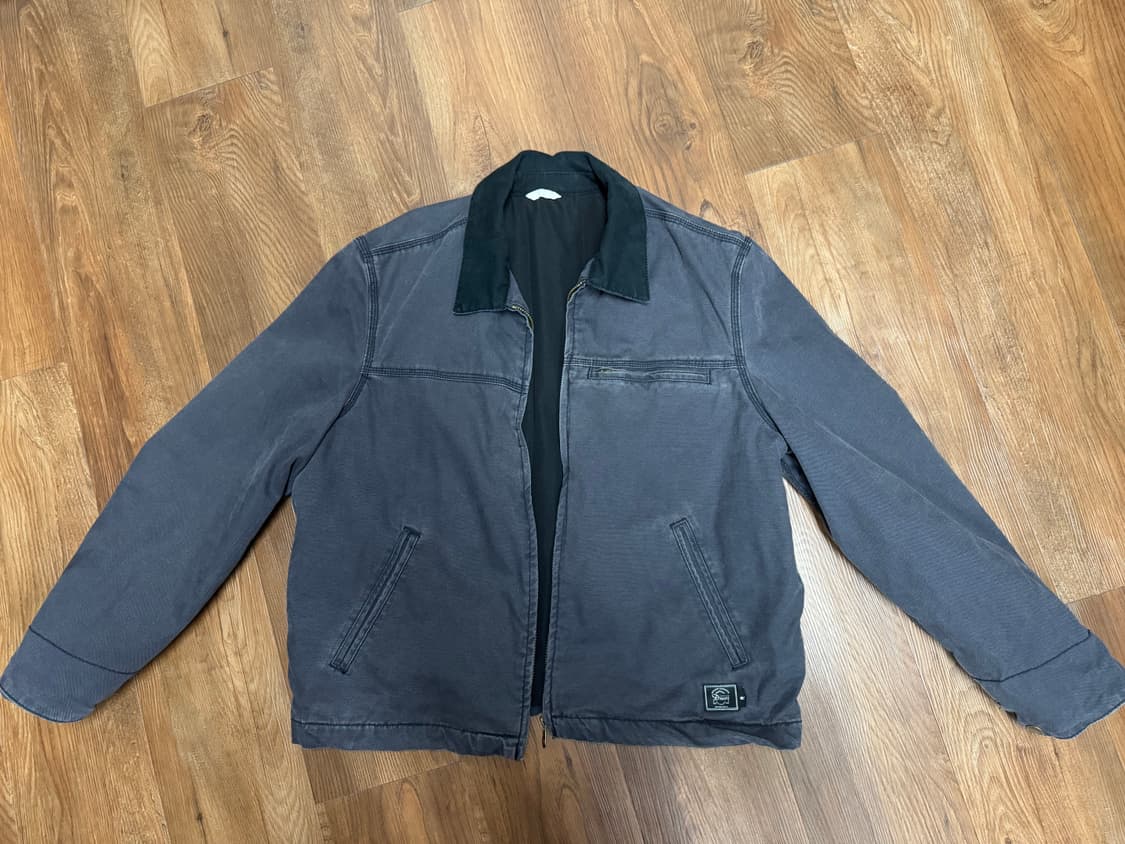 자라 워싱 퀼팅 점퍼(챠콜) / XL 사이즈 상품이미지1