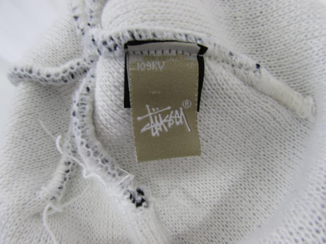 90s 빈티지 스투시 스펠아웃 니트 방울 비니 상품이미지5