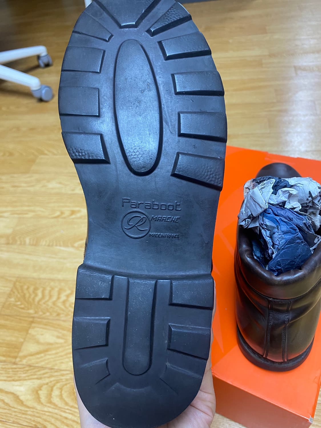 파라부트 uk 10 부츠 팝니다 상품이미지5