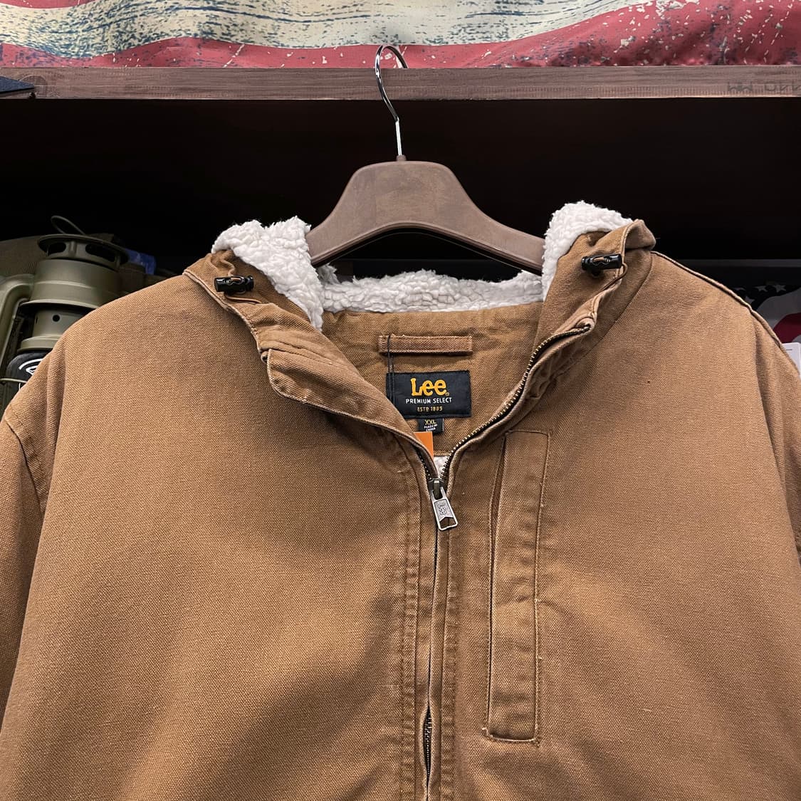 Lee 프리미엄 셀렉트 쉐르파 안감 후드 워크 자켓 상품이미지3