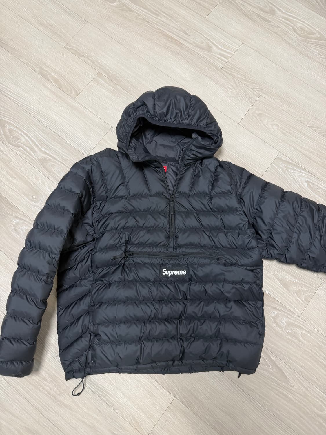 슈프림 마이크로다운 하프집 패딩 상품이미지1