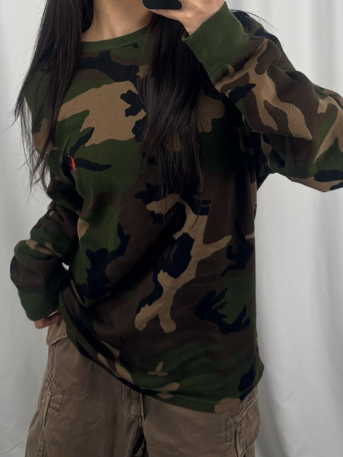 폴로 카모 롱슬리브 상품이미지2