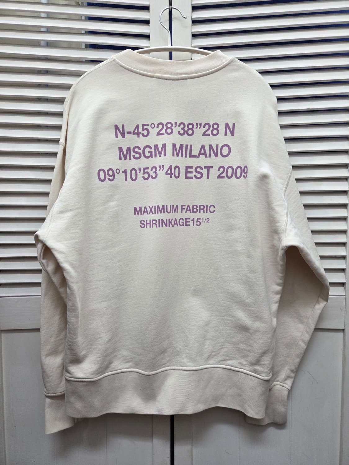 MSGM 오버핏 스웻셔츠 맨투맨 상품이미지4