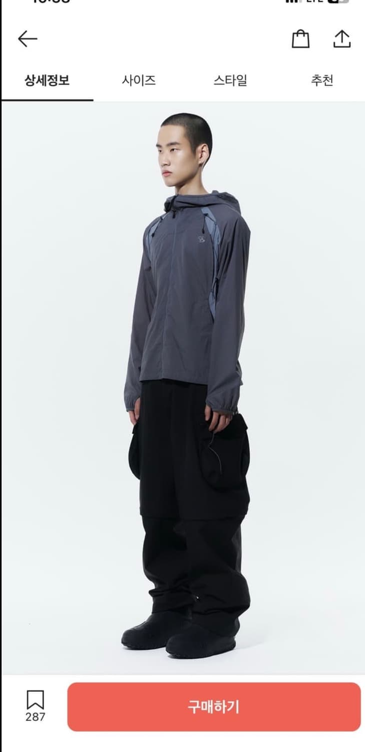 산산기어 백팩 자켓 그레이 상품이미지3