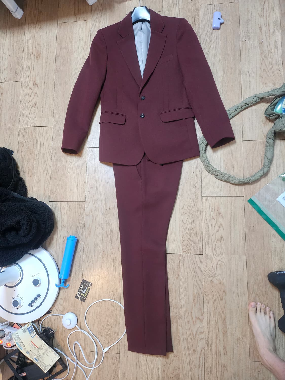 와인색정장 m95 상품이미지1