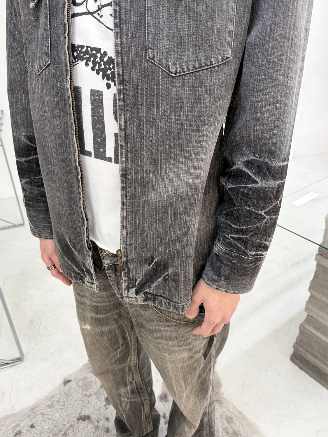 리바이스 웨스턴 스티칭 데님 자켓 상품이미지4