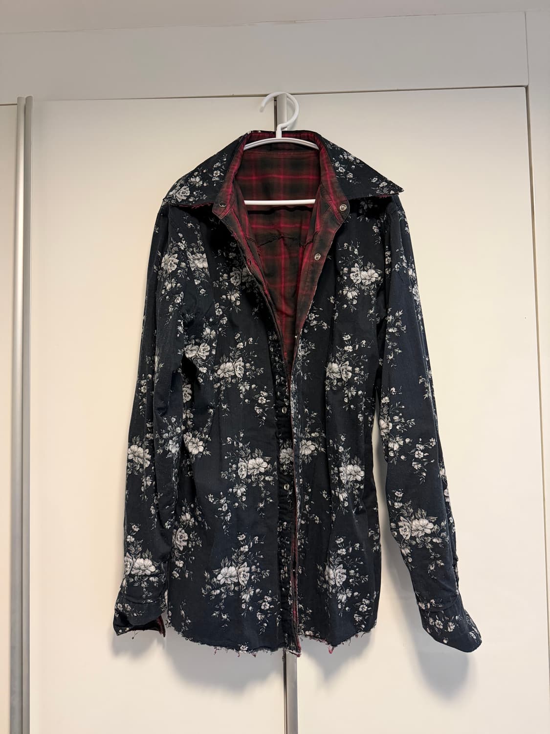 빈티지 컷오프 체크 웨스턴 셔츠 (리버서블) 상품이미지5