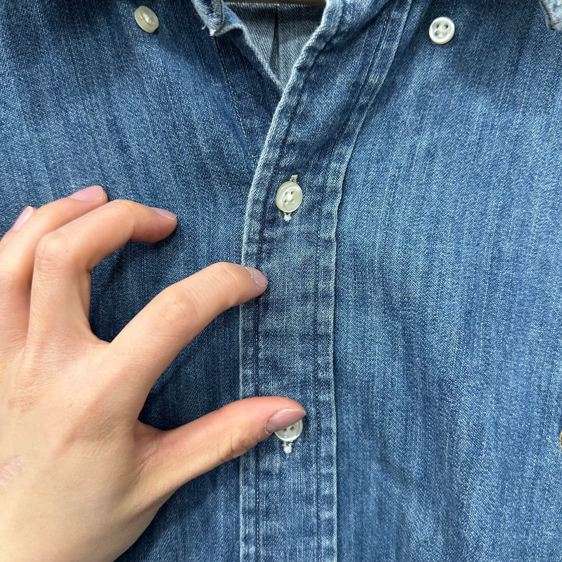 폴로 랄포르렌 데님 셔츠 상품이미지5