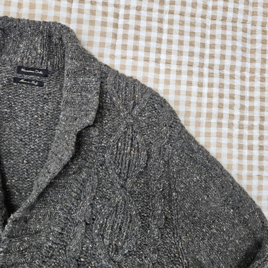 마시모두띠 울 캐시미어 니트 가디건 남자100 상품이미지3