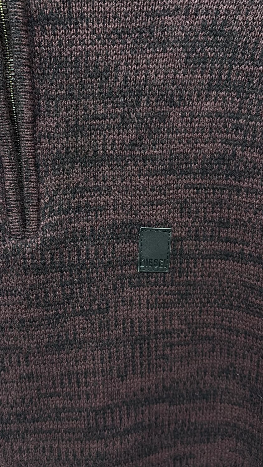 디젤 하프넥 니트 버건디 여/XXL 상품이미지4