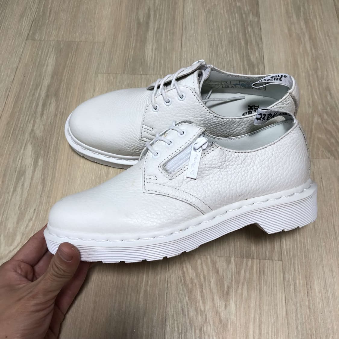 (220) 닥터마틴 1461 옥스포드 ZIP 지퍼 화이트 닥터마틴 220 상품이미지1