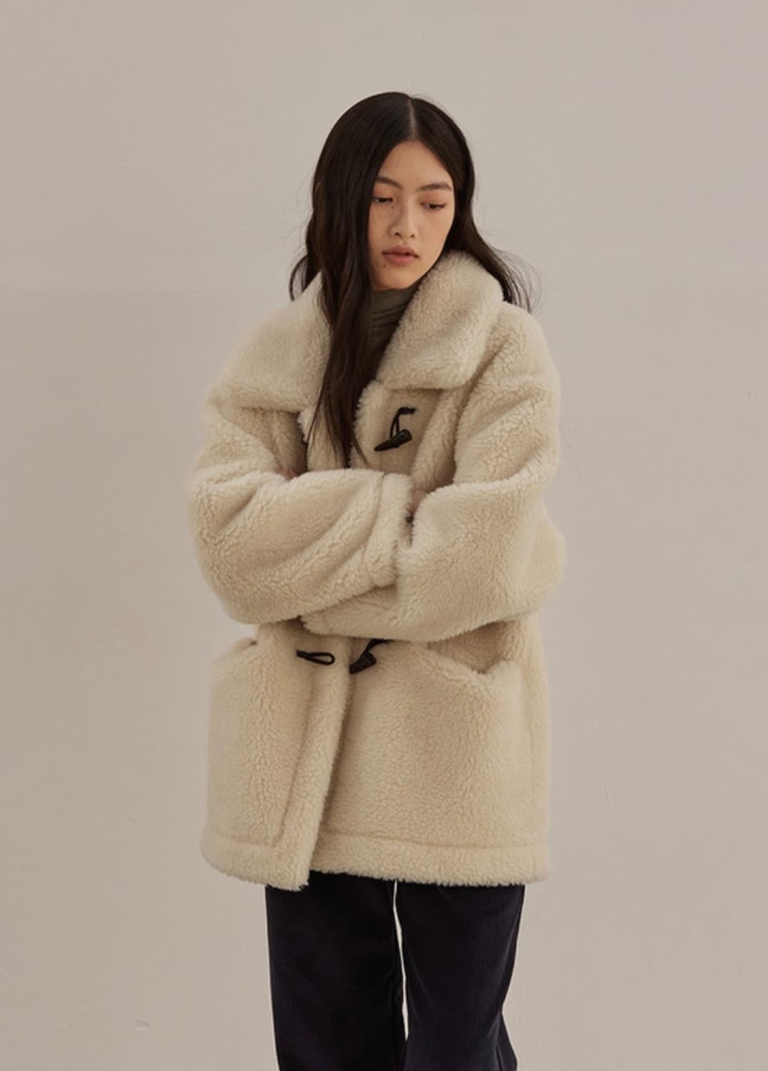 NAVAN DUFFLE HALF COAT 상품이미지4