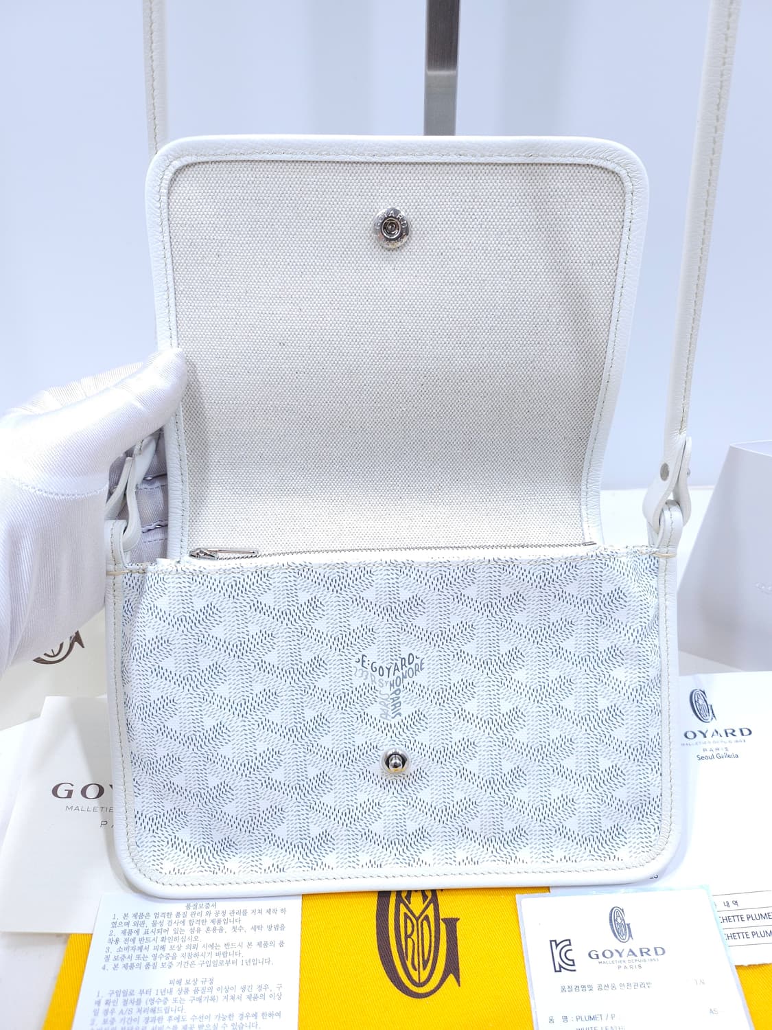 [정품] 고야드 플뤼메 클러치 지갑 크로스백 상품이미지6