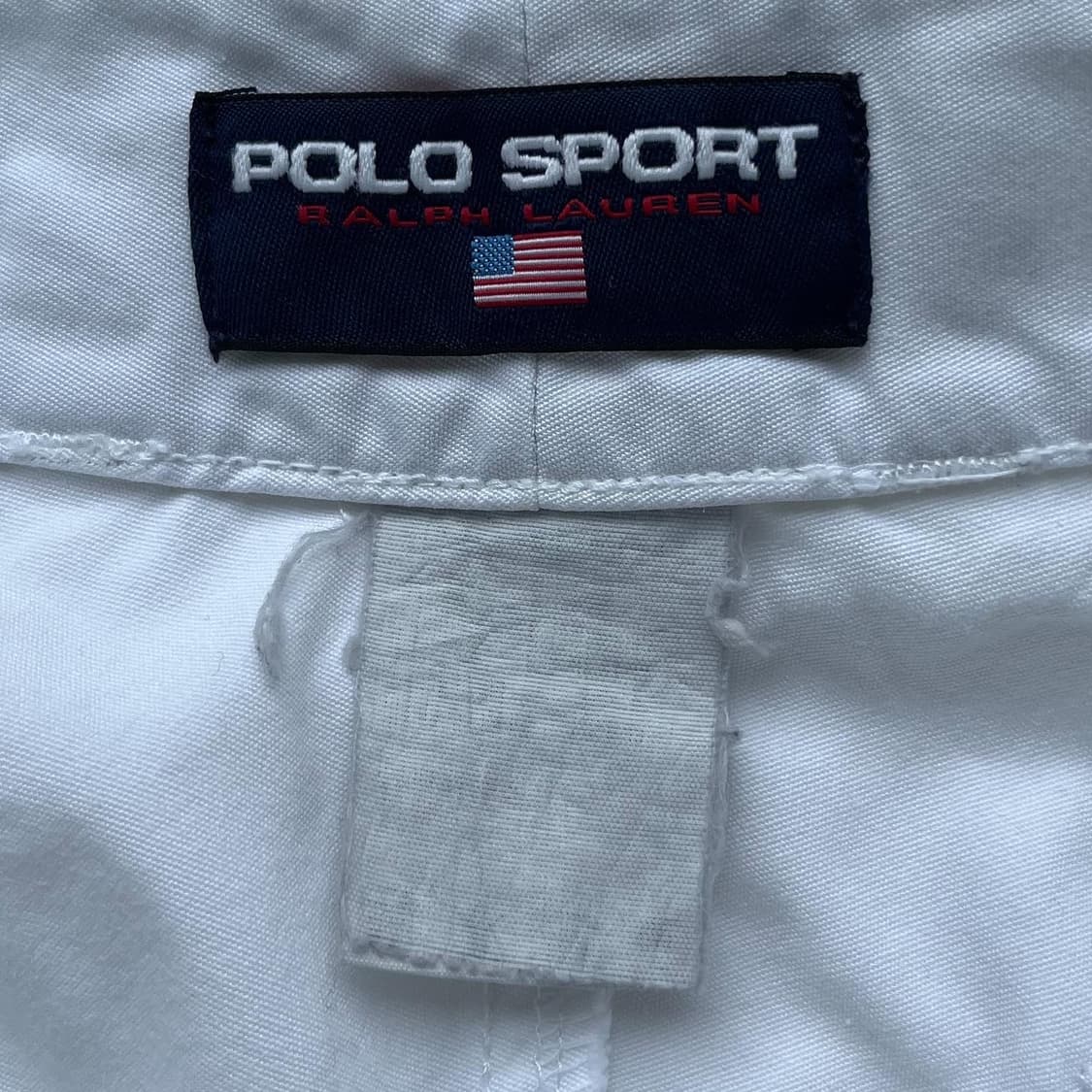 폴로 스포츠 화이트 더블니 카고팬츠 상품이미지9