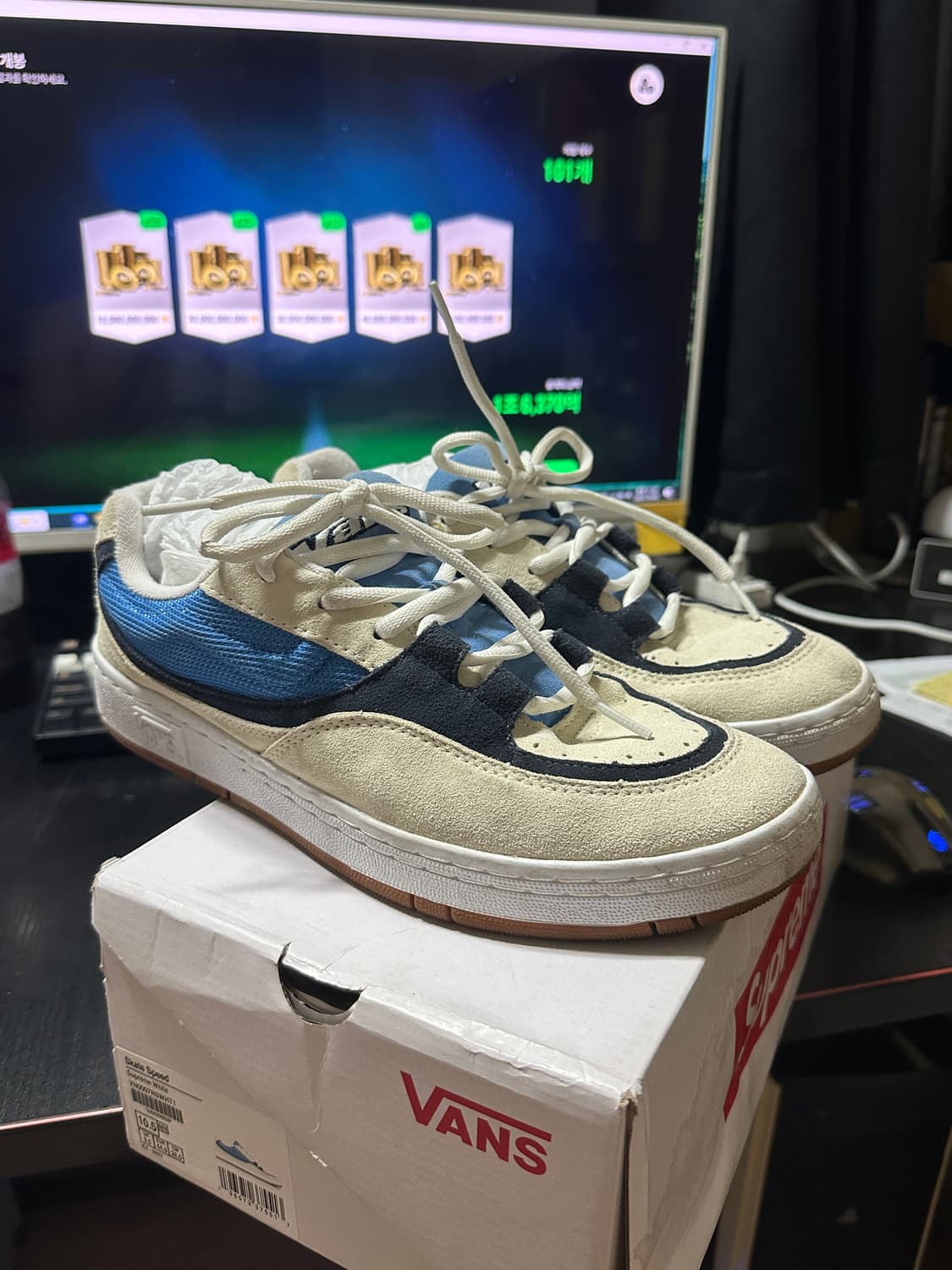 슈프림x반스 스피드블루 (285) 상품이미지2