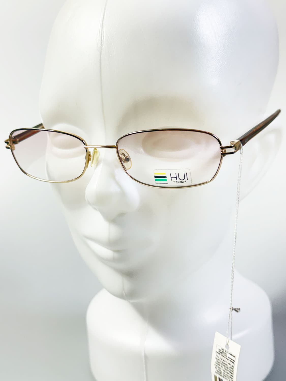HUI 슬림 스퀘어 메탈 프레임 빈티지 안경 상품이미지8