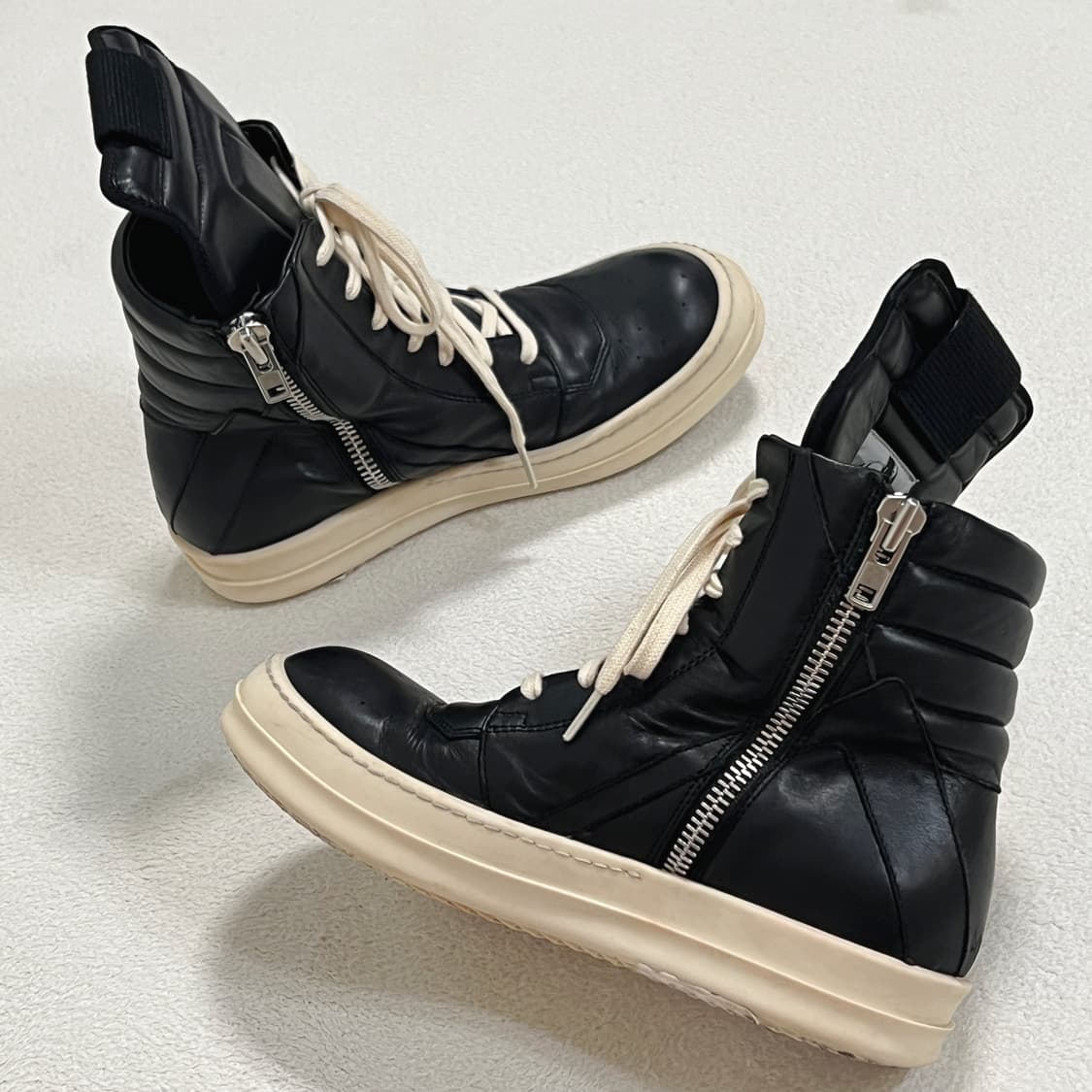릭오웬스 15FW 지오바스켓 모노크롬 검검흰 LPO 상품이미지5
