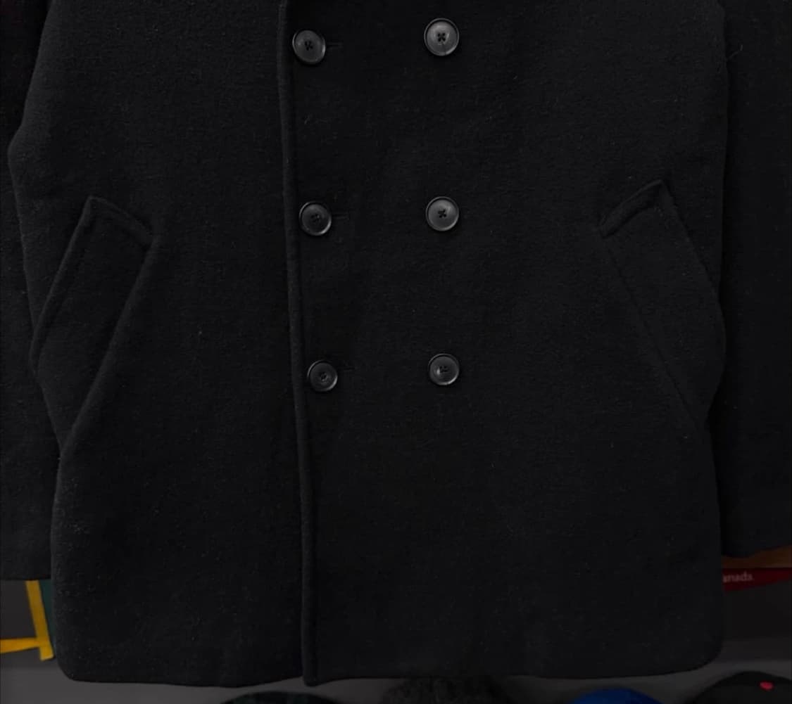 00s 폴로 랄프로렌 US NAVY 미 해군 밀리터리 복 각 피코트 상품이미지4