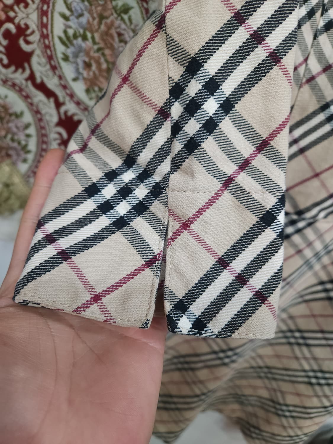 버버리 블루라벨 노바체크 벨티드 원피스
​
 상품이미지6