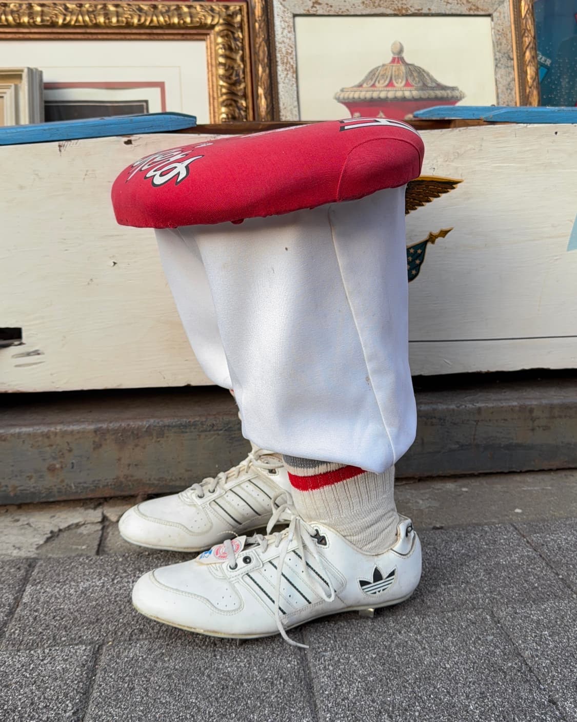 빈티지 소품 미국 허비 허스커 풋볼 스툴 상품이미지5