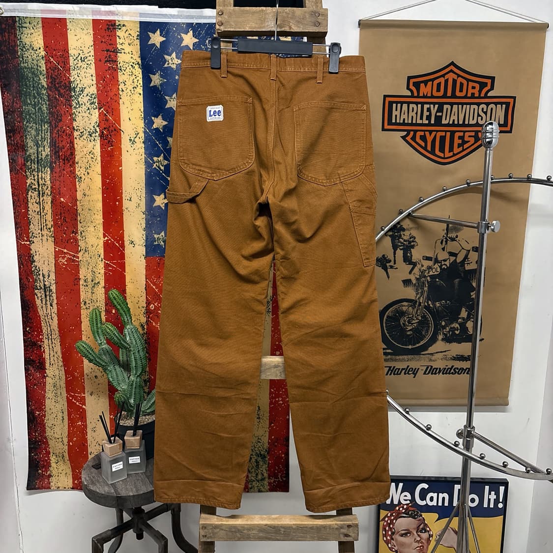 일본판 LEE 유니온메이드 덕캔버스 샌포라이징 카펜터 워크팬츠 N630 상품이미지2