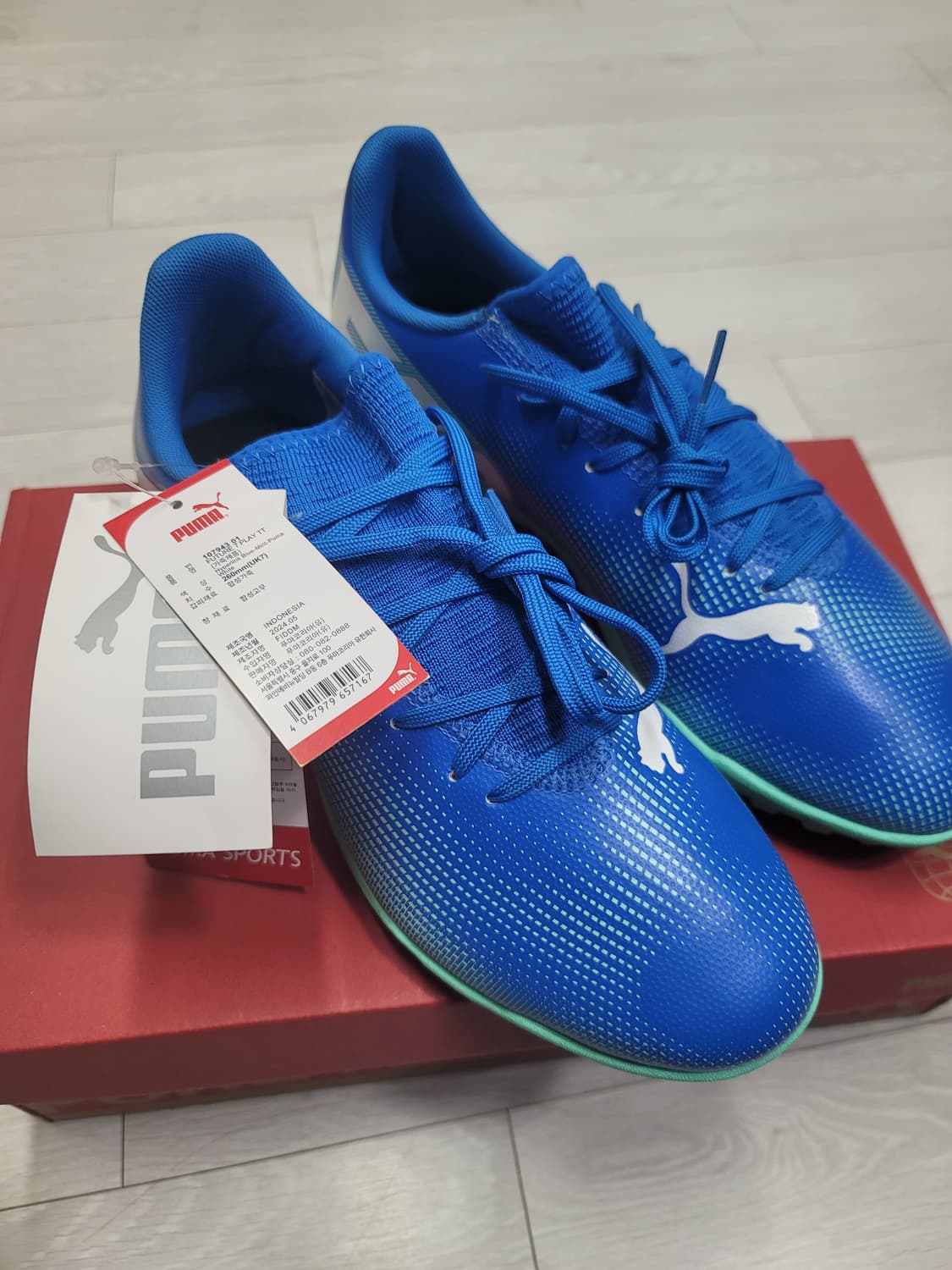 (260)푸마 풋살화 퓨처 7 플레이 TT[대전 직거래도 가능] 상품이미지10