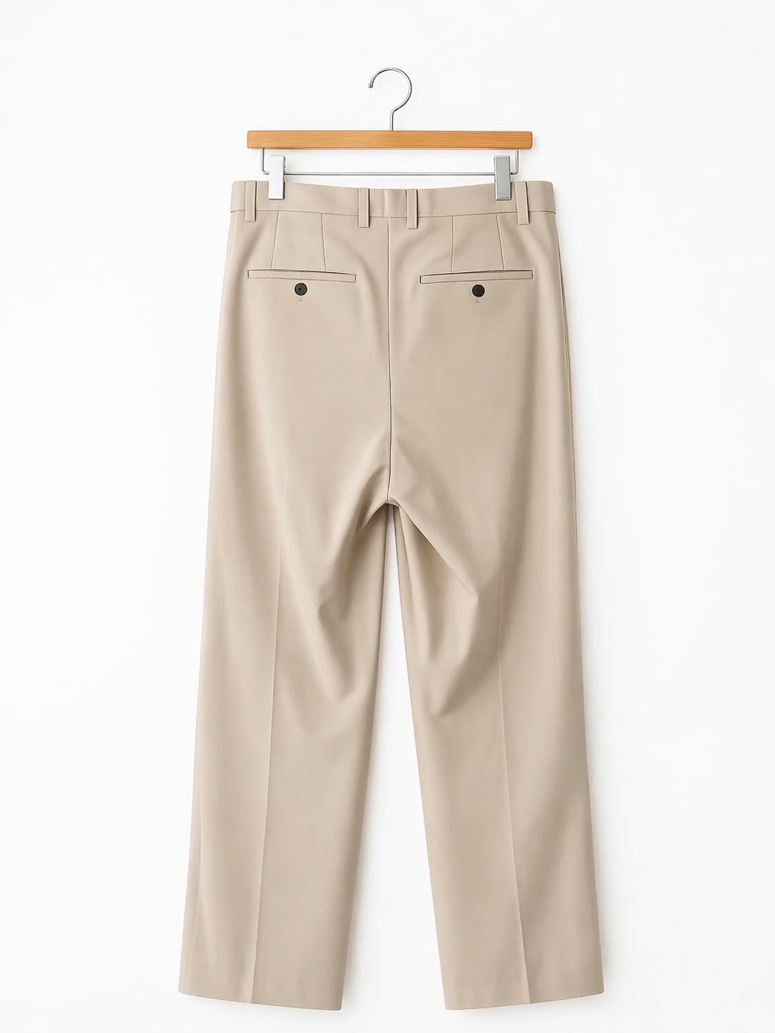 무신사 스탠다드 와이드 핀턱 슬랙스 베이지 (새상품급 / 31) 상품이미지6