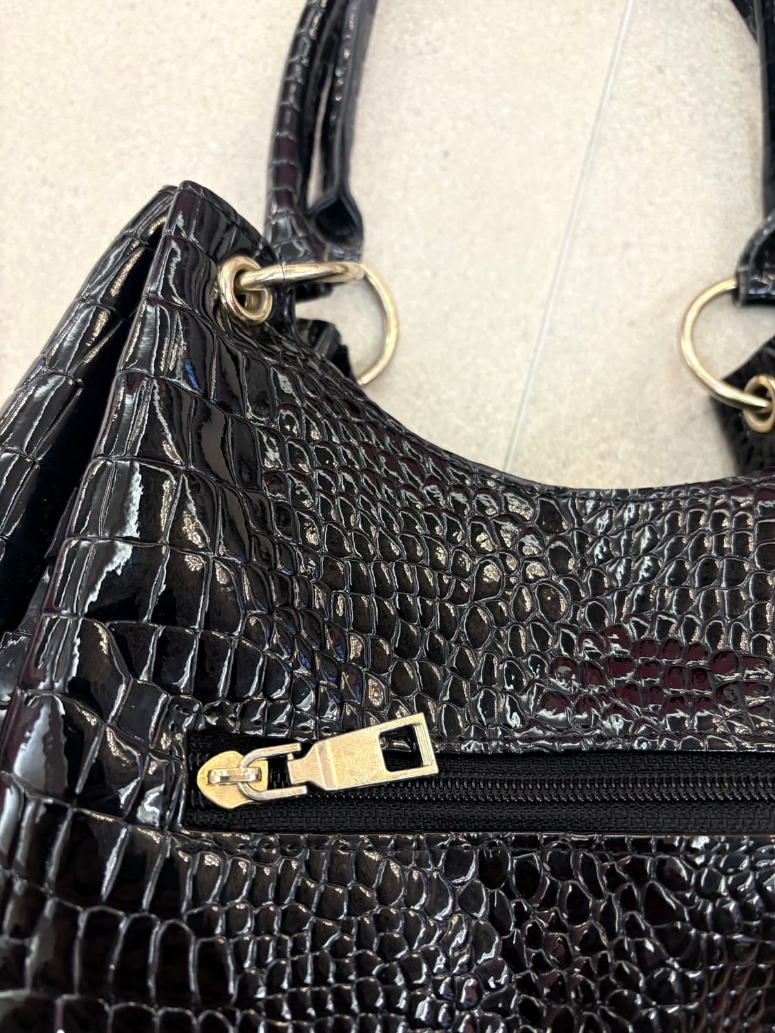 블랙 골드 갸루 숄더백 상품이미지5